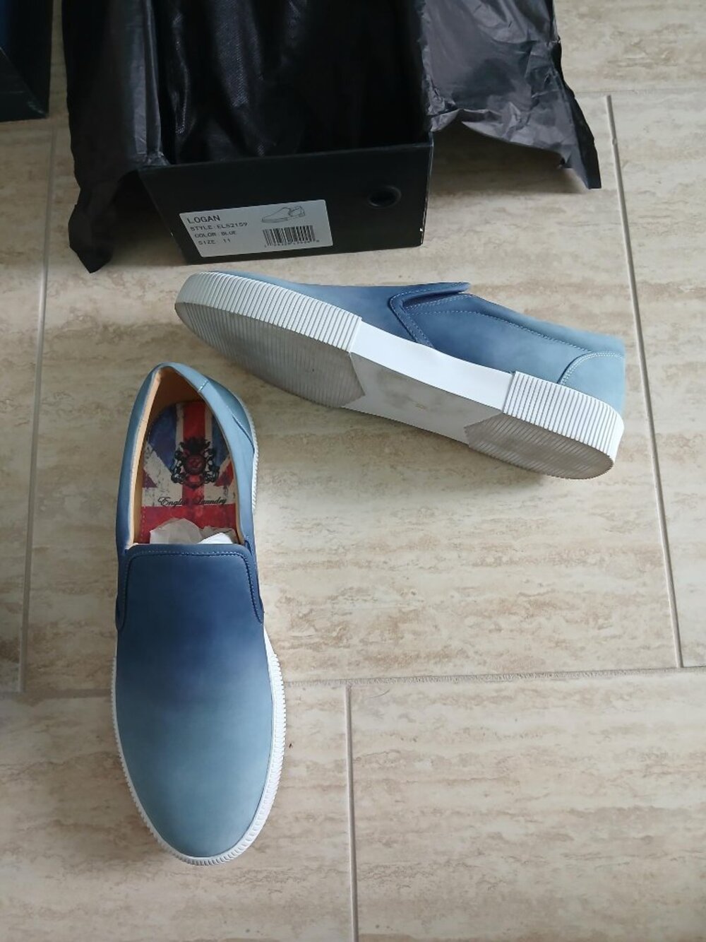 English Laundry Designer Logan color blue size 11